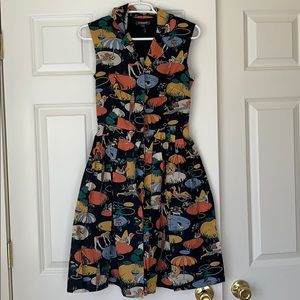 ModCloth Emily and Fin pool party dress sz XS BNWT